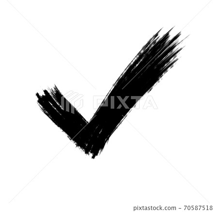 複選標記的例證 複選標記的例證 70587518