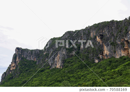 View of the mountain and nature Park at thailand View of the mountain and nature Park at thailand 70588169