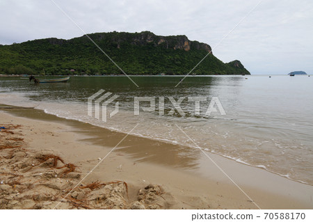 view of landscape sea and sand bay in island at thailand view of landscape sea and sand bay in island at thailand 70588170