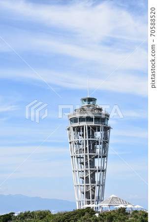Enoshima Observatory Lighthouse and Autumn Sky 70588520