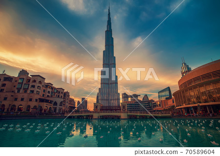 Burj Khalifa in Dubai Burj Khalifa in Dubai 70589604