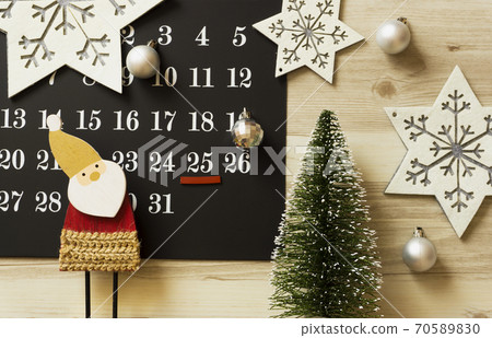 聖誕節和日曆 70589830