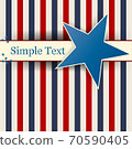 usa background with stars and decorative frames 70590405