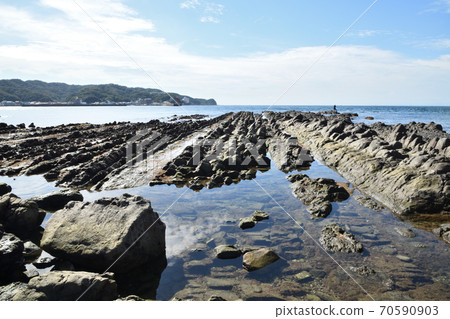 View of Kada Bay and Takurazaki from the Jogasaki coast 70590903