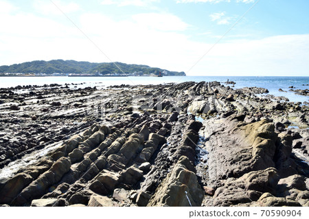 View of Kada Bay and Takurazaki from the Jogasaki coast 70590904