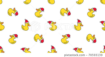 duck seamless pattern christmas santa claus hat vector rubber duck bird farm cartoon scarf isolated repeat wallpaper tile background animal illustration doodle design duck seamless pattern christmas santa claus hat vector rubber duck bird farm cartoon scarf isolated repeat wallpaper tile background animal illustration doodle design 70593139