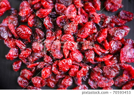 Cranberries background texture 70593453