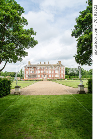 Ham House near Richmond, a suburb of London, a historic brick building 70593622