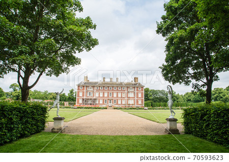 Ham House near Richmond, a suburb of London, a historic brick building 70593623