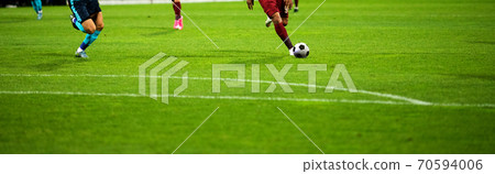 banner of soccer game players fighting for football 70594006