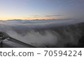 Scenery of the sea of clouds, sunrise and sunrise in Shinshu. 70594224