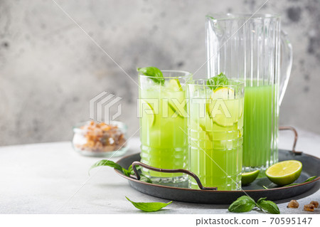 Cold basil lemonade 70595147