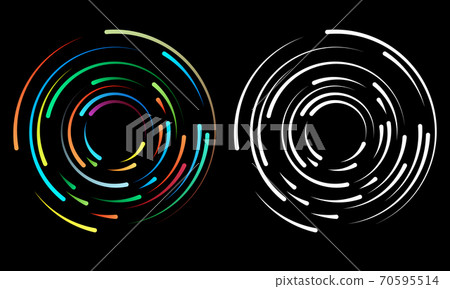 rotating lines as logo or icon rotating lines as logo or icon 70595514