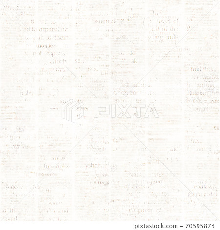 Newspaper Seamless Pattern with Old Vintage Unreadable Paper