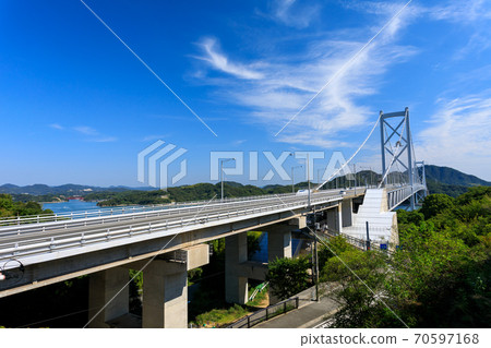 廣島縣/ Shimanami Kaido /島shima大橋 廣島縣/ Shimanami Kaido /島shima大橋 70597168