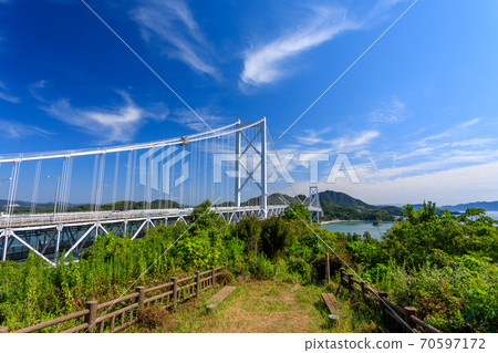 廣島縣/ Shimanami Kaido /島shima大橋 廣島縣/ Shimanami Kaido /島shima大橋 70597172