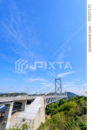 廣島縣/ Shimanami Kaido /島shima大橋 廣島縣/ Shimanami Kaido /島shima大橋 70597175