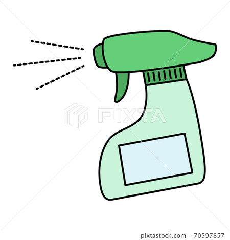 Spray daily necessities illustration icon Spray daily necessities illustration icon 70597857