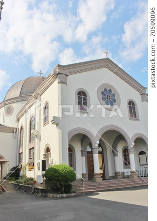 Blue Catholic Takatsuki Church 70599096