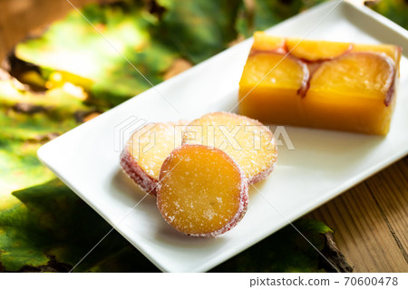 Imo yokan and potato natto Imo yokan and potato natto 70600478