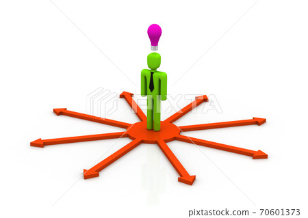 business man with an idea 70601373