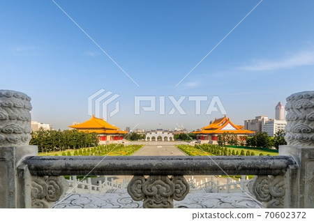 Chinese latters means "Liberty Square" location of Chiang Kai-Shek Memorial Hall, National Concert Hall, National Theater, and Liberty Square main gate (entrance) Chinese latters means "Liberty Square" location of Chiang Kai-Shek Memorial Hall, National Concert Hall, National Theater, and Liberty Square main gate (entrance) 70602372