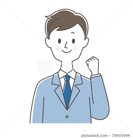 Young businessman of Guts pose Young businessman of Guts pose 70605094