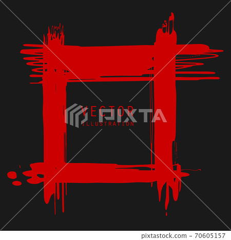 vector splats splashes and blobs of red ink paint in different shapes drips vector splats splashes and blobs of red ink paint in different shapes drips 70605157