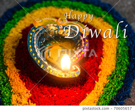 Happy celebration Deepavali, or Diwali Indian festival Happy celebration Deepavali, or Diwali Indian festival 70605657