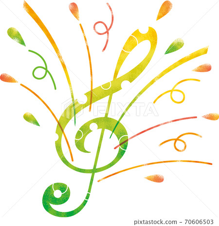 高音譜號 70606503