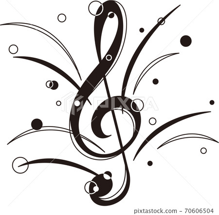 高音譜號 70606504