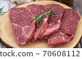 Steak grilling meat 70608112
