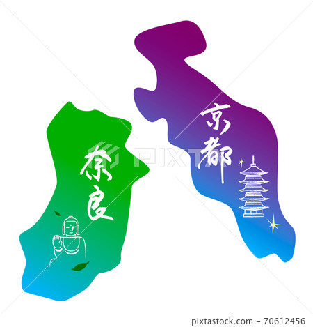 刷字符京都奈良圖 70612456