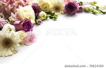 Framework from flowers Framework from flowers 70614169