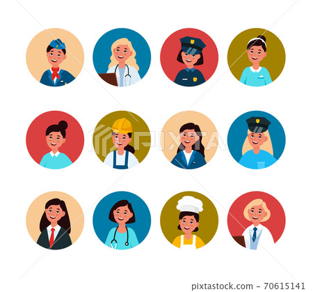 Team avatar icon employee worker profile leader vector image on VectorStock