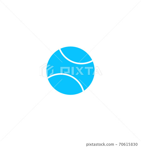 Baseball icon flat. Baseball icon flat. 70615830