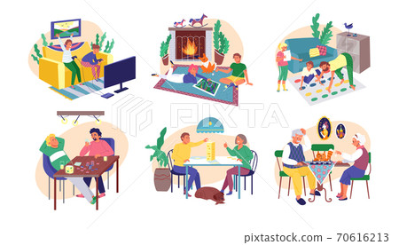 Different Platforms Online Games People Using Stock Vector (Royalty Free)  1871168803