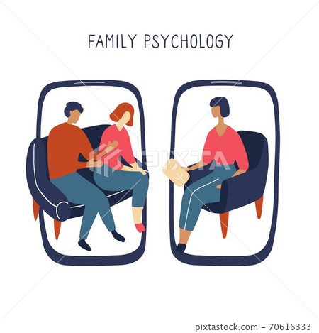 Family Psychologist. Online counseling for couple. Family Psychologist. Online counseling for couple. 70616333