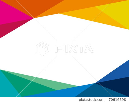 Frame Geometric Pattern White Space 70616898