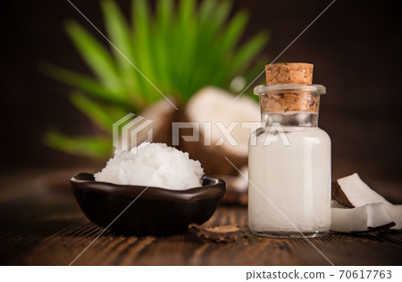 close-up of a coconut oil 70617763