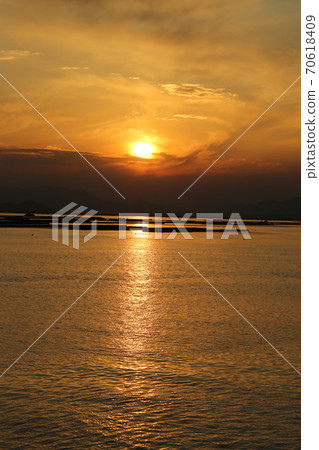 Sunset, sun, beach, red Sunset, sun, beach, red 70618409