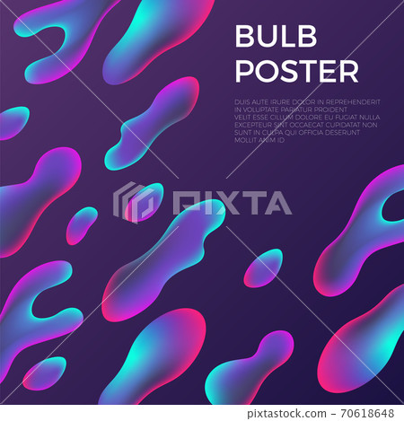 Fluid shapes. Abstract poster, liquid contemporary elements background. Modern colorful space vector banner Fluid shapes. Abstract poster, liquid contemporary elements background. Modern colorful space vector banner 70618648