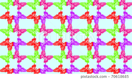 Illustration butterfly pattern background 70618685