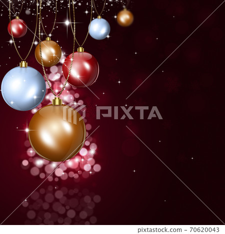 Holiday Bokeh Christmas Balls 70620043
