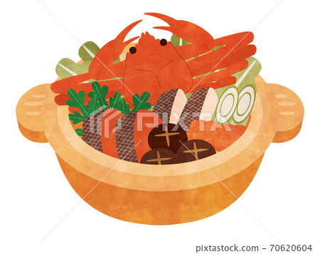 蟹鍋水彩風格 蟹鍋水彩風格 70620604