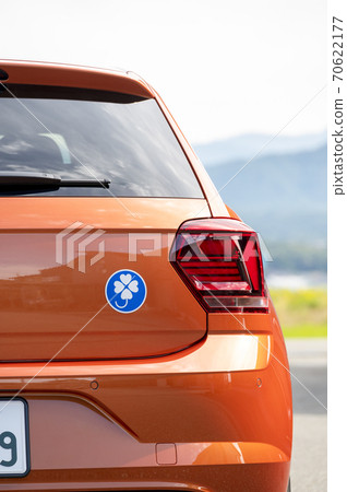 Clover mark (four-leaf mark, handicapped person sign) Clover mark (four-leaf mark, handicapped person sign) 70622177