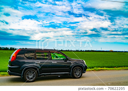 Rural scenery and blue sky in Osaki city Rural scenery and blue sky in Osaki city 70622205