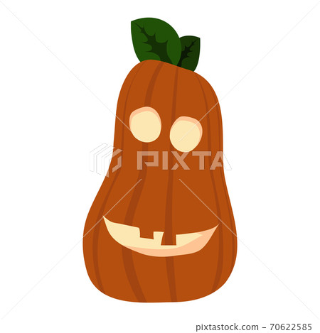 Halloween Pumpkin Funny and Cute. Vector Illustration. Halloween Pumpkin Funny and Cute. Vector Illustration. 70622585