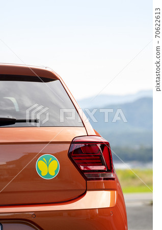 Cars with the hearing impaired mark Cars with the hearing impaired mark 70622613