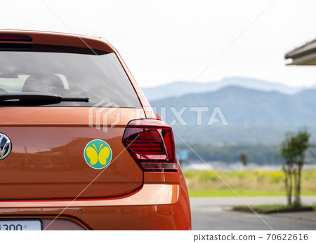 Cars with the hearing impaired mark Cars with the hearing impaired mark 70622616